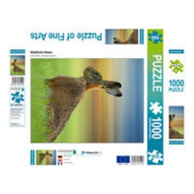 CALVENDO Puzzle Niedliche Hasen 1000 Teile Lege-Größe 480 x 640 cm Foto-Puzzle Bild von Peter Roder