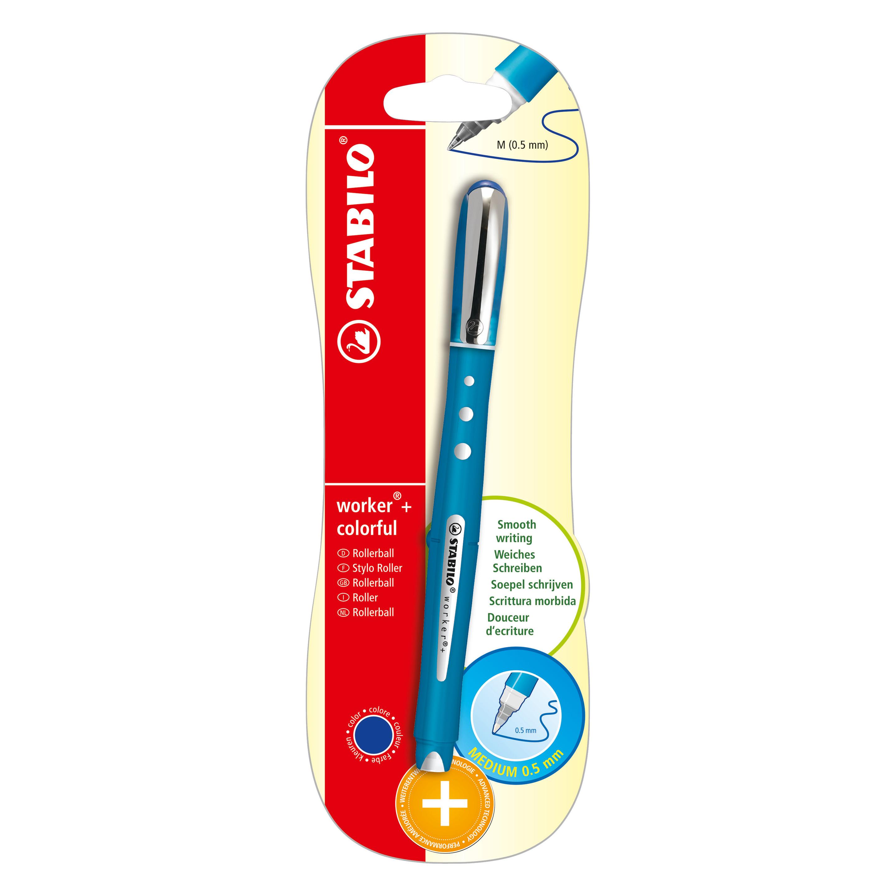 Stabilo Worker+ Color, 1er Bli. Blau (1x) (B-41990-10)