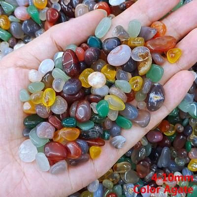 Inspire Essentials Natural Quartz Crystal Chips For Healing Decor Aquarium Energy Balance 17 20g