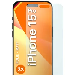 moex FlexProtect iPhone 15 Pro Schutzfolie Matt