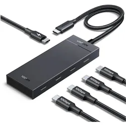 Ugreen CM806 (USB-C, 5 Ports), Dockingstation + USB Hub, Schwarz