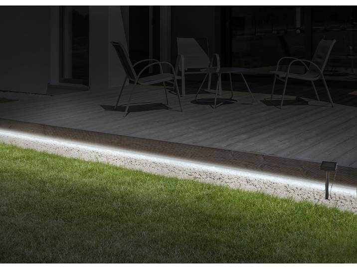 LED-Deckenleuchte Light Tube Typ F Ø 1cm Schwarz/Durchsichtig