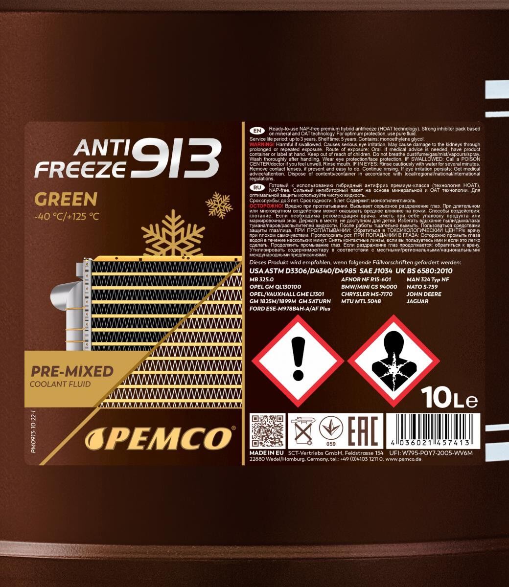 PEMCO PM0913-10 Antifreeze