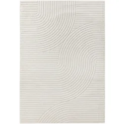 benuta Pop In- & Outdoor-Teppich Mars Cream 200x290 cm - Teppich für Balkon, Terrasse & Garten