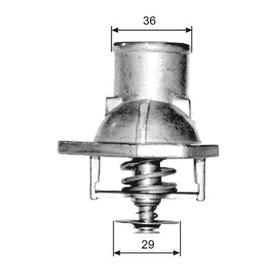 GATES Thermostat, Kühlmittel th15182g1 für STANDARD AUTOMOBILE Vaughall