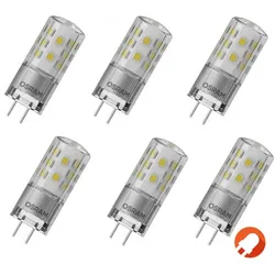 6er Pack OSRAM Superstar LED GY6.35 Stift dimmbar 4,5W wie 35W warmweiß 827