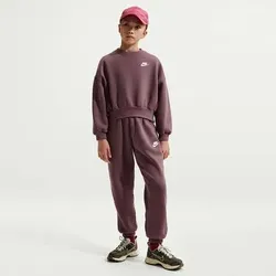NIKE Kinder Sweatshirt Nike Sportswear Club Fleece Girls', Größe XS in Weiß Weiß