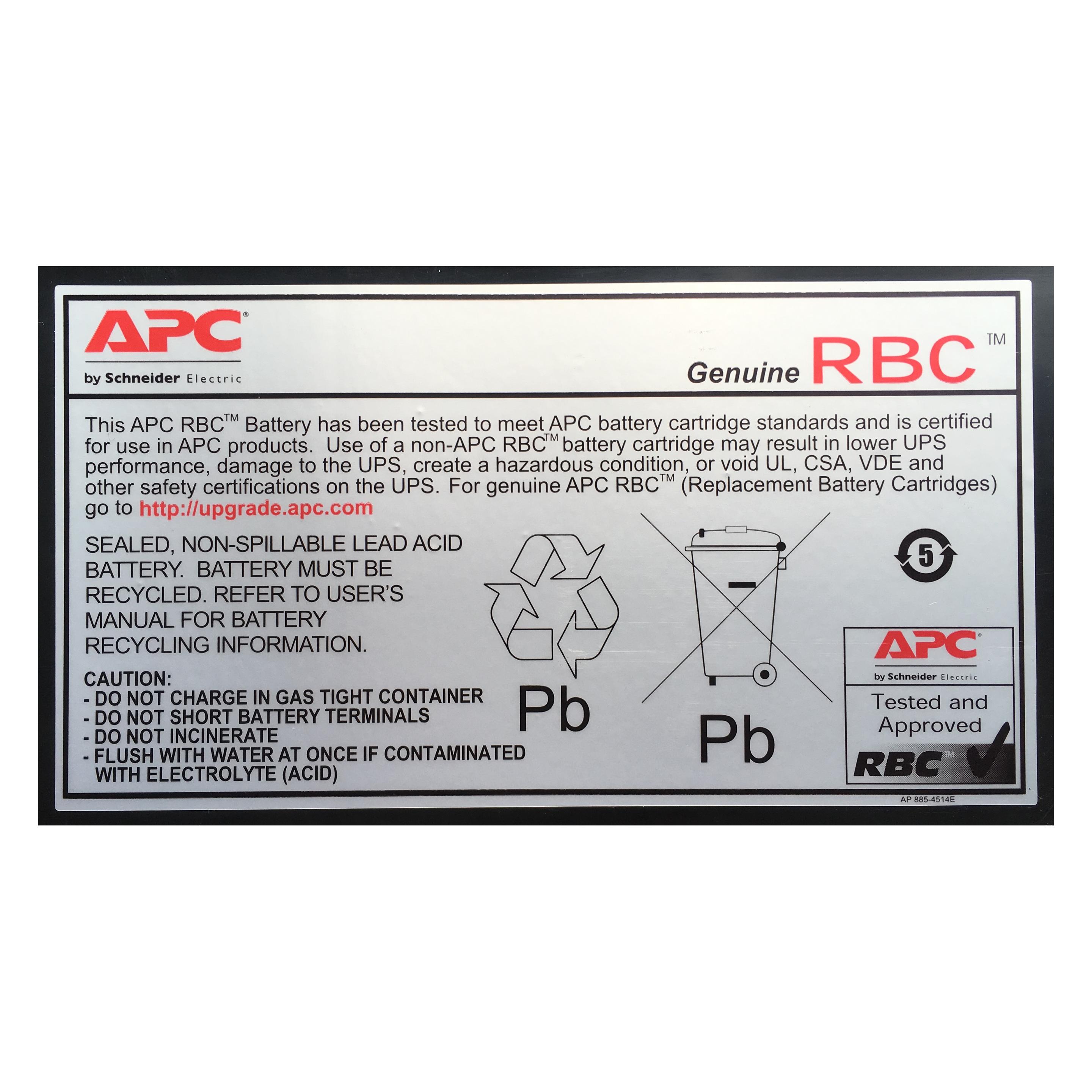 APC Replacement Batter Cartridge (RBC140)