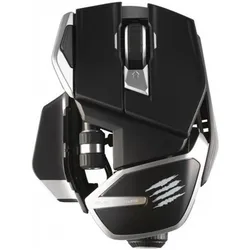 MadCatz R.A.T. DWS (Kabellos), Maus, Schwarz, Mehrfarbig, Silber