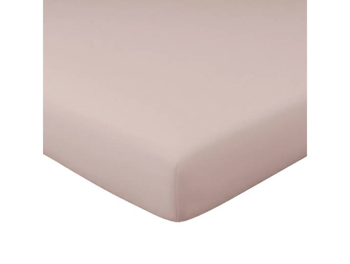 Drap-housse en coton gris 160x200x28cm