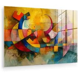 ACRYLGLASBILD Kunst - Abstrakt - Modern Wanddeko 60x40 cm