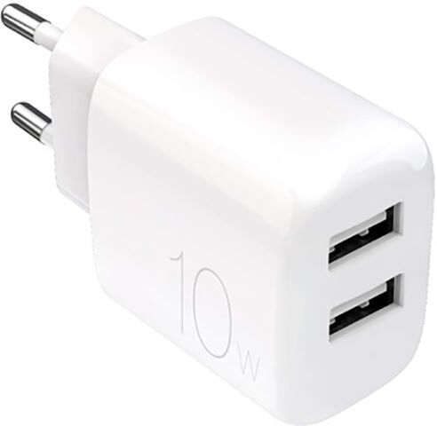 Puro Carregador 2x USB-A  Prolite 10W - Branco