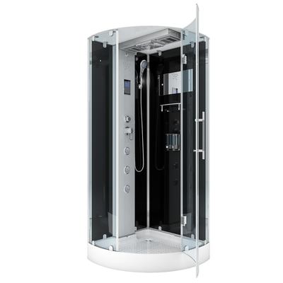 AcquaVapore D37-23R0-EC Dusche Duschtempel Komplett Duschkabine 100x100 MIT 2K Scheiben Versiegelung