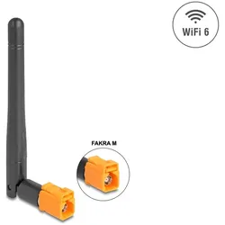 DELOCK Dualband WLAN WiFi 6 Antenne N Buchse 4 - 6 dBi