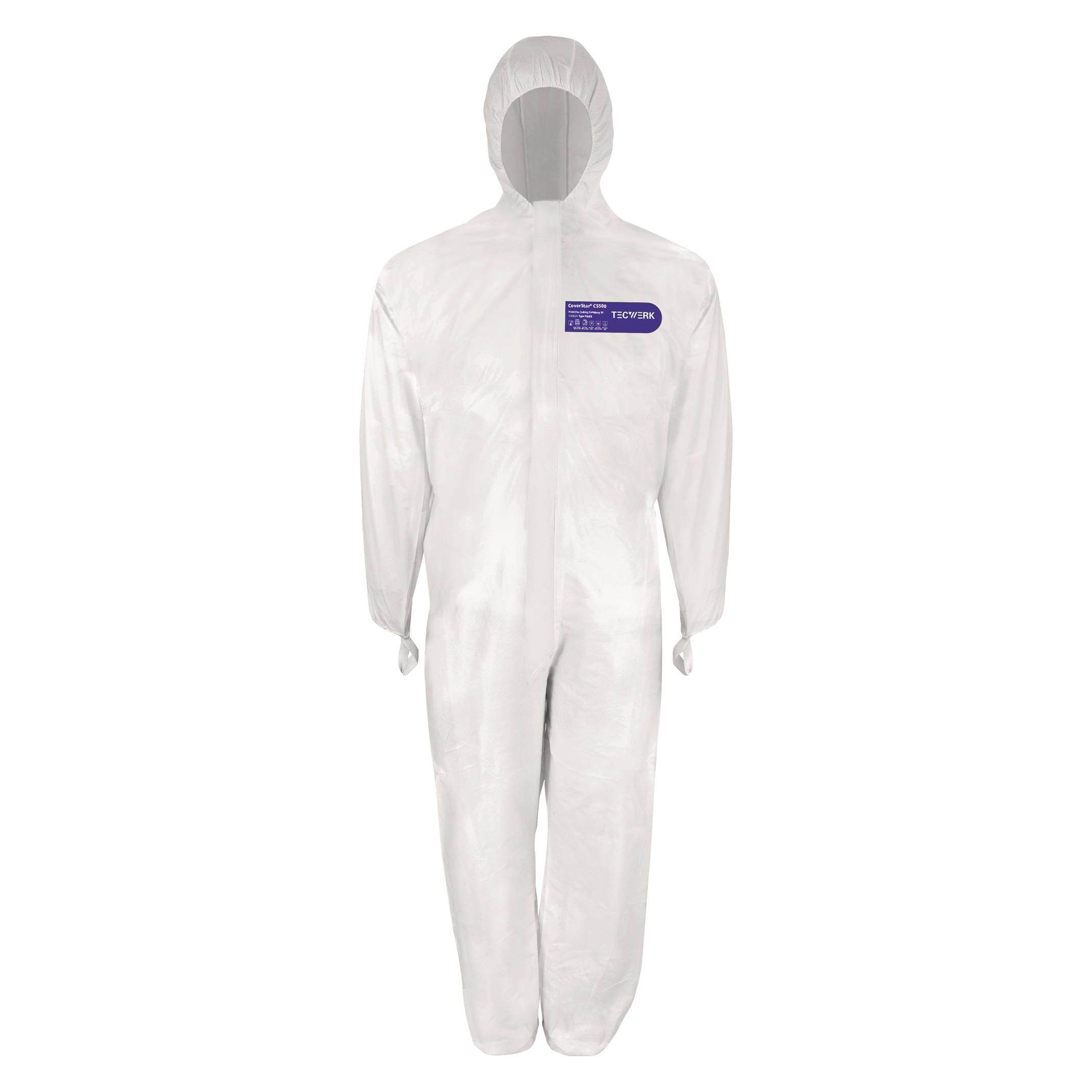 Tecwerk Schutzoverall CoverStar - CS 500 Grösse L weiss PSA-Kategorie III (L, 1x) (2000379999)