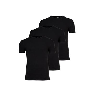 T-Shirt DSQUARED2 "T-Shirt TRI-PACK T-SHIRT 3er Pack", Herren, Gr. S, schwarz, Obermaterial: 94% Baumwolle CO. 6% Elasthan EL., Shirts T-Shirt