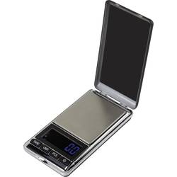 Basetech Taschenwaage SJS-60007 Wägebereich (max.) 500 g Ablesbarkeit 0.1 g batteriebetrieben Silber