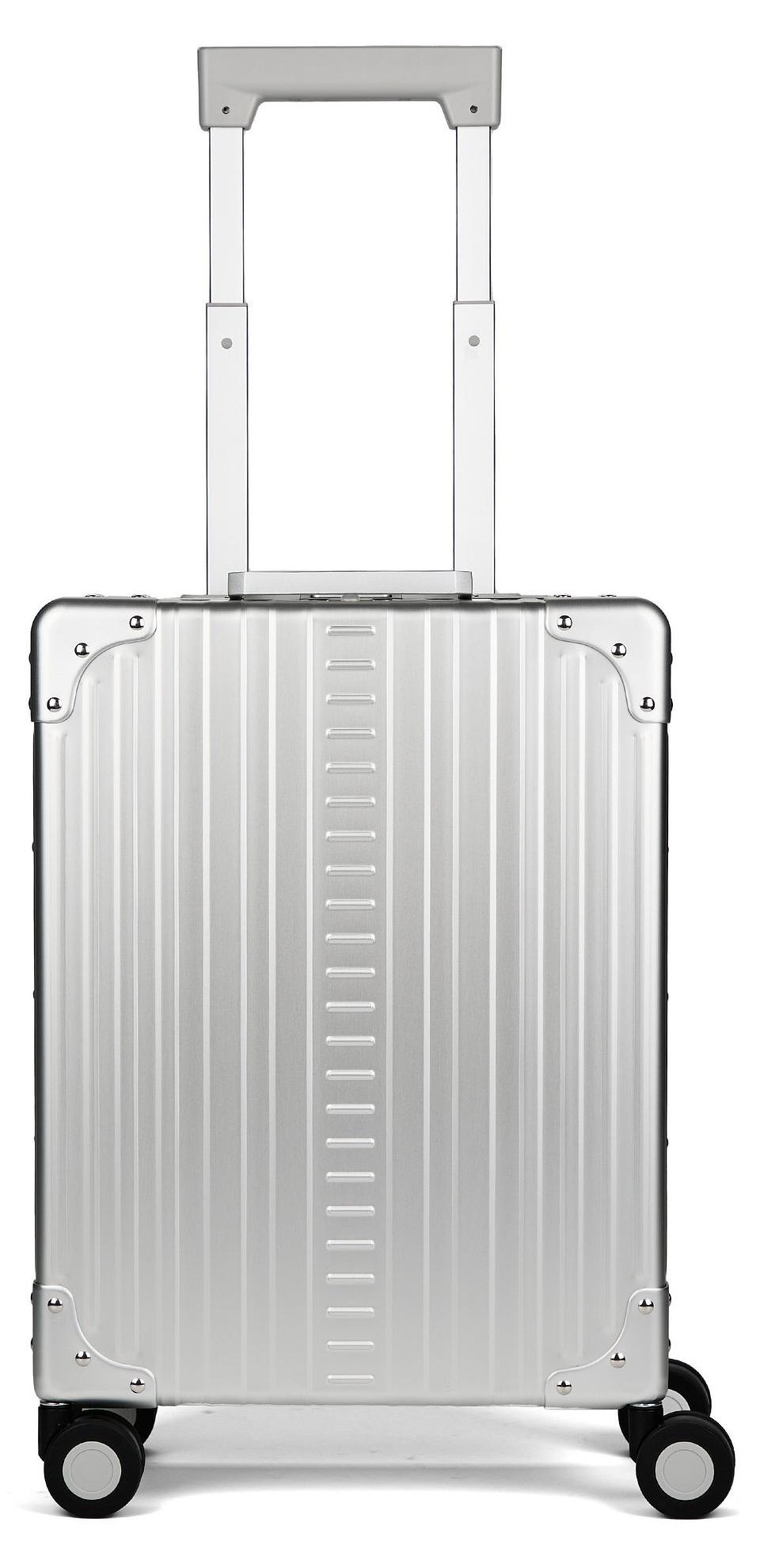 Aleon Business 4-Rollen Kabinentrolley Aluminium 50 cm Laptopfach
