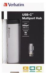 Verbatim Usb-C Multiport Hub 3.0 + 1 X Hdmi, Grå
