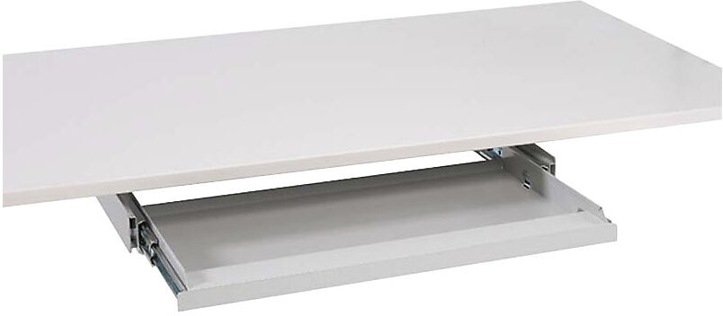 Tastaturablage, für Tisch, lichtgrau Treston