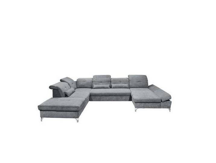 Mid.you Wohnlandschaft, Anthrazit, Metall, U-Form, 350x245 cm, Made in EU, Wohnzimmer, Sofas & Couches, Wohnlandschaften, Wohnlandschaft U-Form