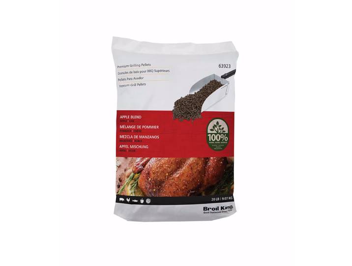 Broil King Apple Blend 9kg Pellets – Holzkohle/Briketts/Grill Anzünder – schwarz