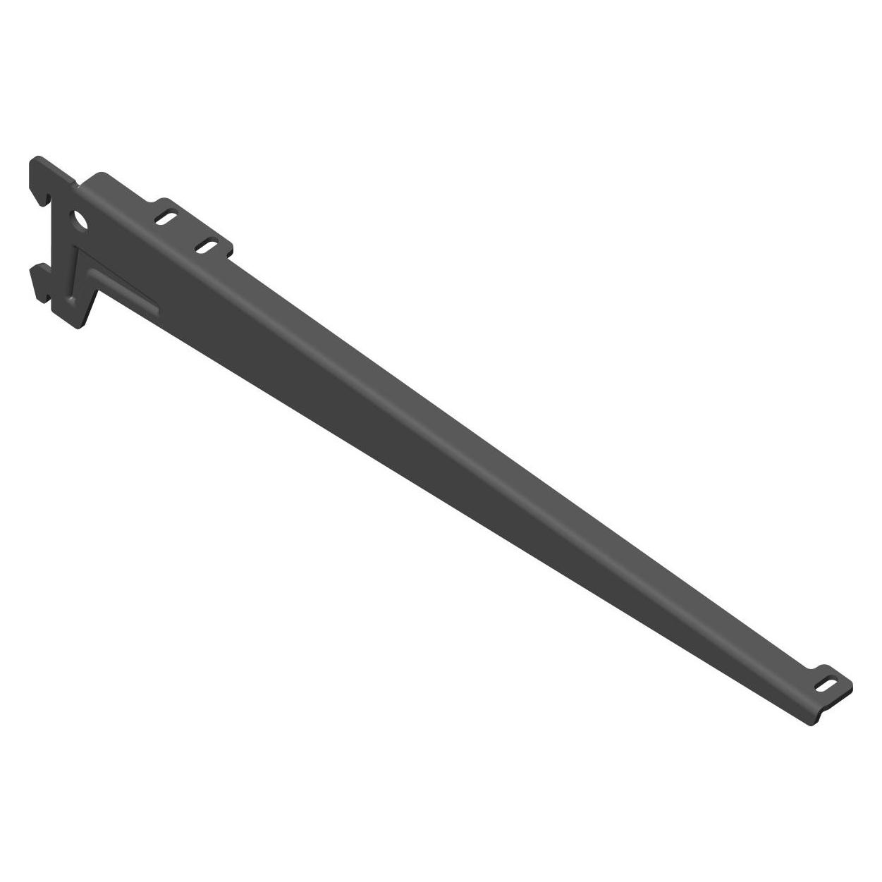 Element-System Winkelträger 10300 Länge 480 mm pro Träger 65 kg Stahl schwarz mit 3 Einhängehaken (10300-00001)