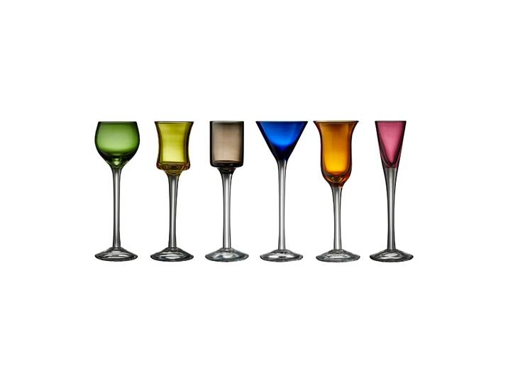 Lyngby Glas Verre à schnaps Lyngby Glas 2,5-5 cl 6 pièces Mix