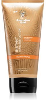 Australian Gold Instant Sunless leite autobronzeador Medium Bronze 177 ml. Instant Sunless