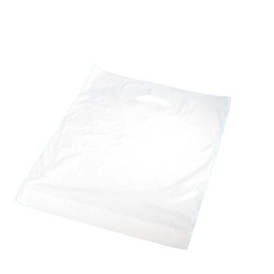Pack4Food24 1000 Grifflochtragetaschen Plastiktüten mit DKT Griffloch Mischfolie MDPE 14my 38+5x45cm