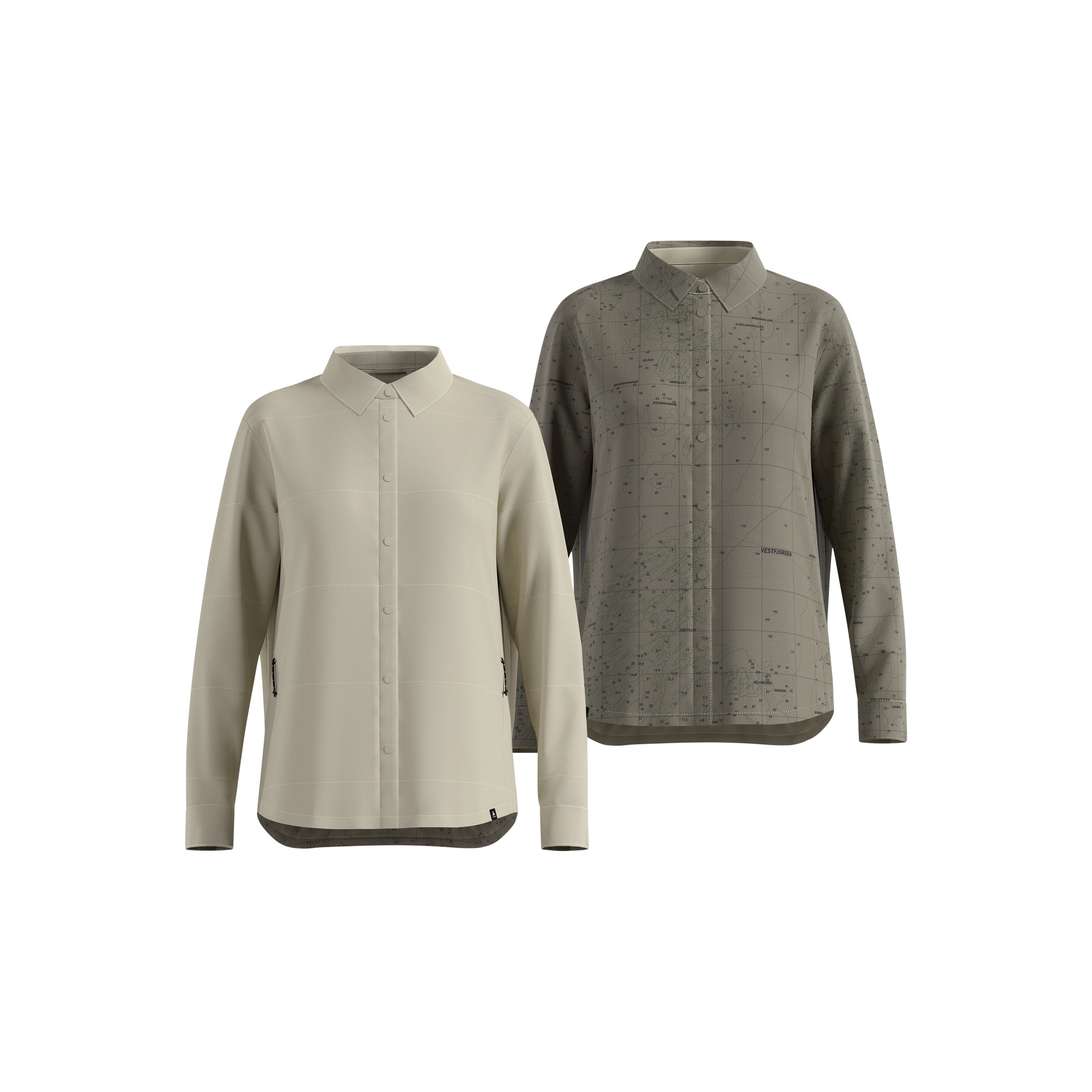 Odlo Transition Insulated Damen Blusen grau Größe XL Trekking Elastisch