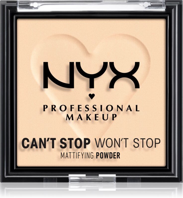 NYX Professional Makeup Can't Stop Won't Stop Mattifying Powder Mattifying Powder shade 01 Fair 6 g