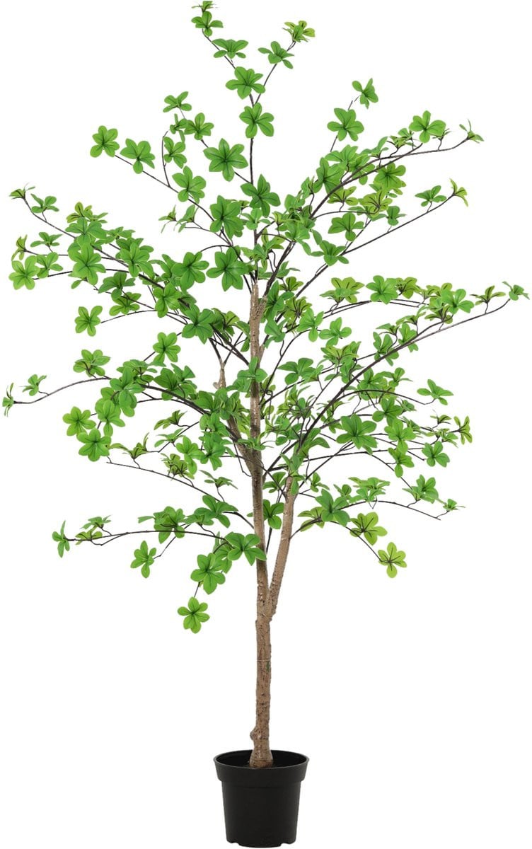 Florafy Kunstplant Tropaeolum 130cm - Groene kunstplant voor binnen - Onderhoudsvrij