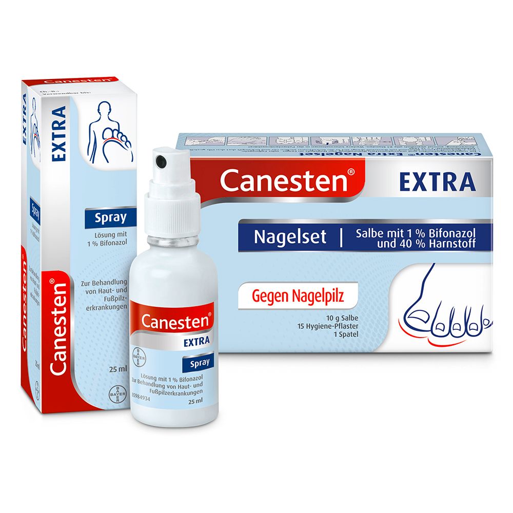 Canesten Extra Nagelset + Spray 1 St Set