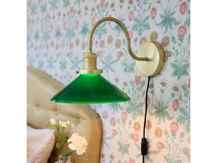 PR Home Wandlampe Axel, bronze / altmessing, für Wohn- / Esszimmer, Glas, Vintage, Wandleuchte, Wandlampe Innen