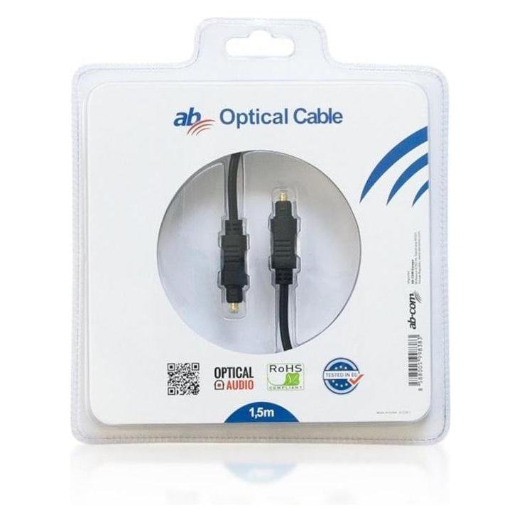 Abcom Optisches Kabel (1.50 m, Toslink Kabel) (79312)