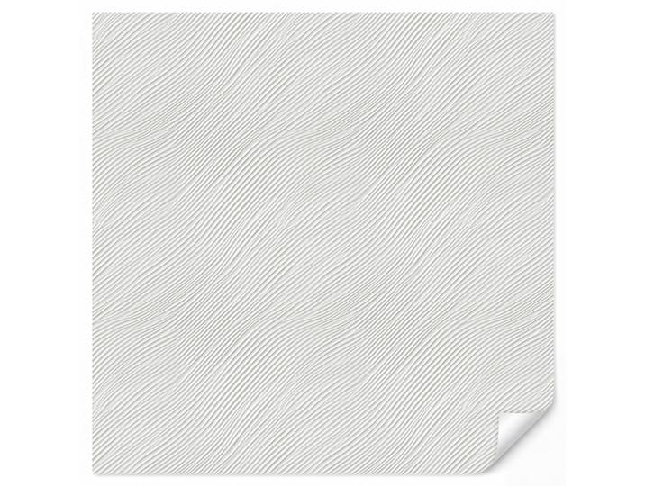 OnlyWow Tapete - Wellen - Rippen - Weiß - 260x240 cm, Papier, Rechteckig, 260x240 cm, Tapeten & Wandverkleidungen, Vliestapeten