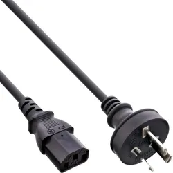 InLine Netzkabel, Netzstecker Australien auf Kaltgerätestecker C13, 1,8m