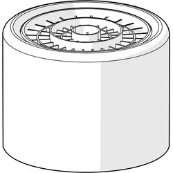 Hansa Luftsprudler HANSA 1017047V STD, M22x1 CC A verchromt, 1017047V 1017047V