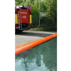 Flexible Abdichtung zur Befüllung mit Wasser, 15 Meter, mit Behälter