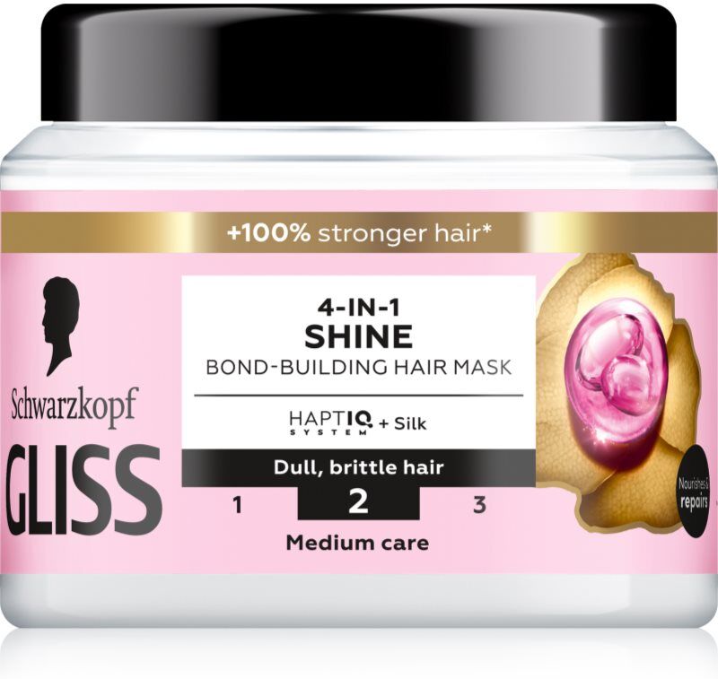 Schwarzkopf Gliss Liquid Silk masque pour des cheveux plus forts et plus brillants 400 ml