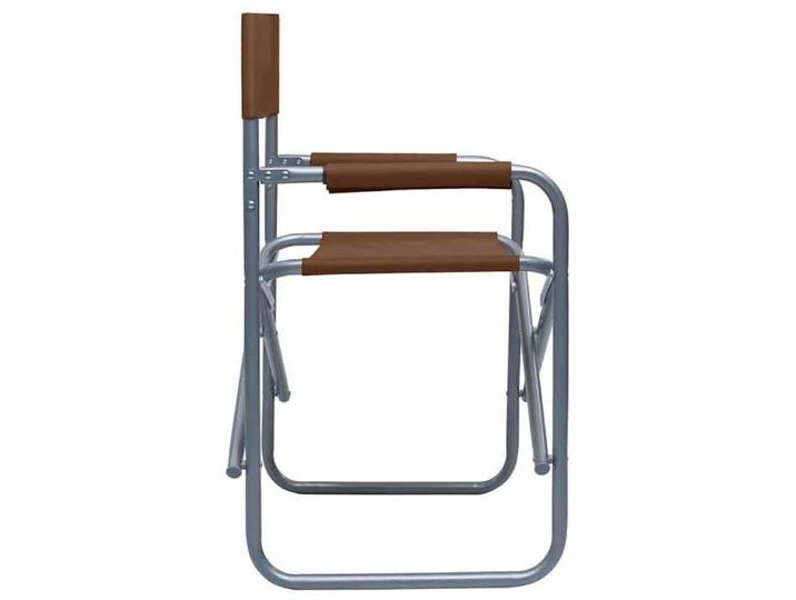Magnifique Chaises de metteur en scène - 2 pcs - Acier Marron - design polyvalent - pour maison - Brun 7.95 kg 2026_374649