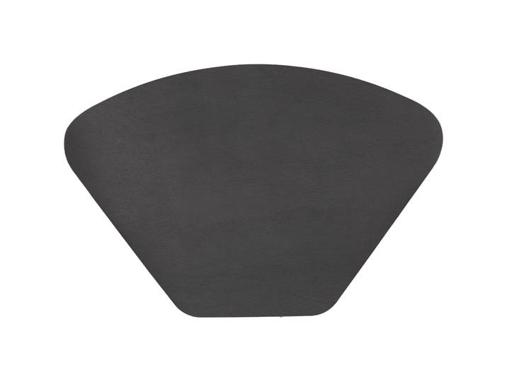 ZICZAC Tischset Togo Wedge schwarz Kunstleder Eigene Form B 32 cm
