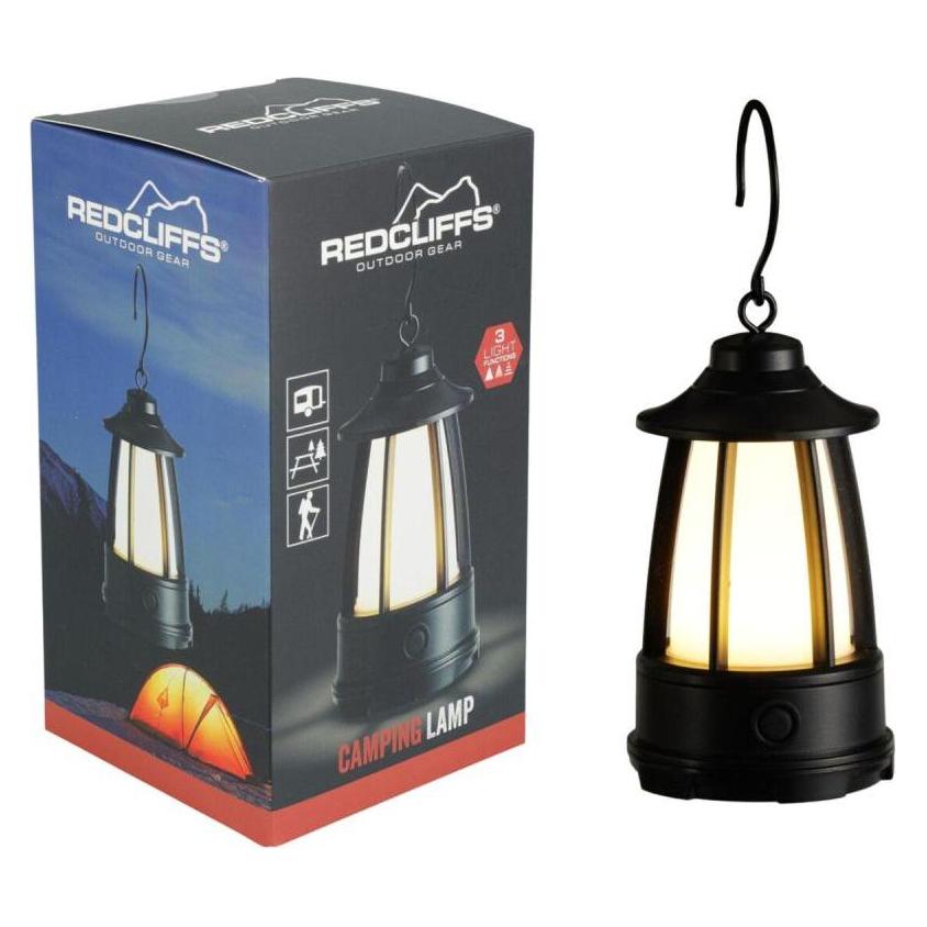 Redcliffs Latarka Lampa Camping Baterie 15x8x8cm (67445500)