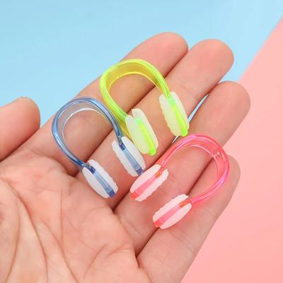 Fusion Finds Comfort Seal Silicone Swimming Nose Clips Set For Kids & Adults pink