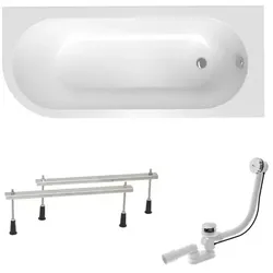 Laguna Rajka Asymmetrische Badewanne SIKOVRAJ170PAN