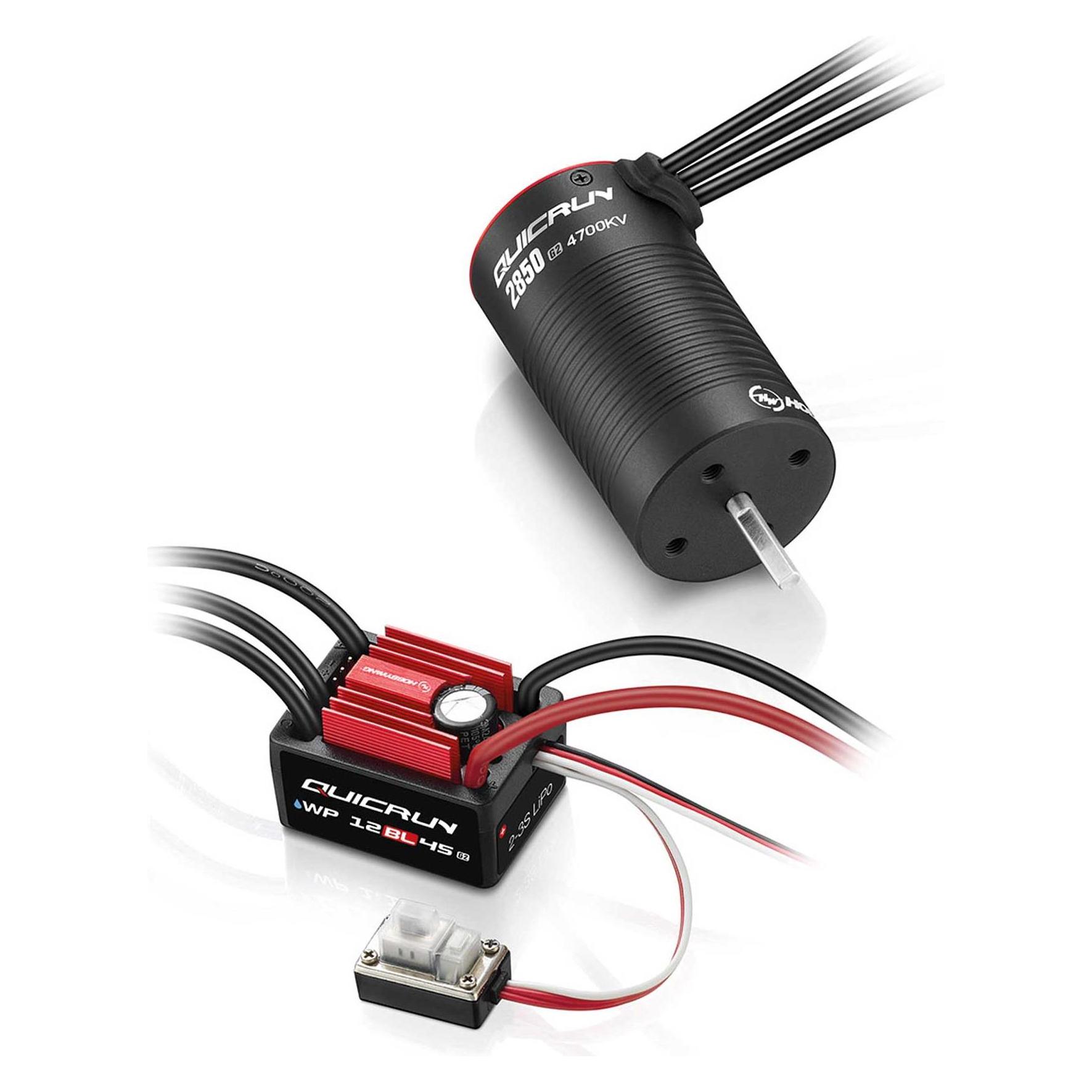 Hobbywing Combo WP12BL45 G2 mit 2850SL-4700kV-G2 (HW38030214)