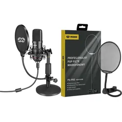 Morele Mikrofon Mozos Mikrofon Mozos USB MKIT-900PRO Gamer + Popfiltr mikrofonowy PS-PRO, Mikrofon