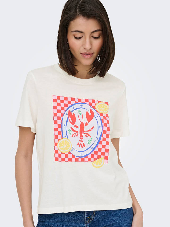 JDY Shirt in Weiß - L