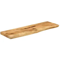 vidaXL, Tischplatte, Beburdorf (Raues Mango-Massivholz) (120 x 40 cm)